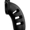 Mancage Model 21 Chastity Cage with Plug - Black - 4.5in