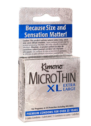 Kimono Microthin Xl Extra Large 3pk