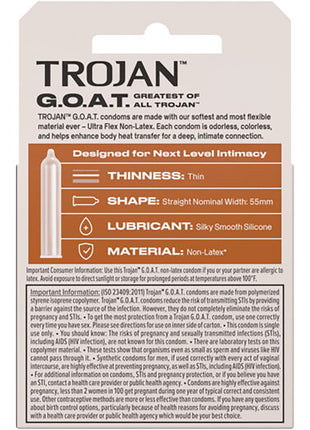 Trojan G.O.A.T. Non-Latex 3ct