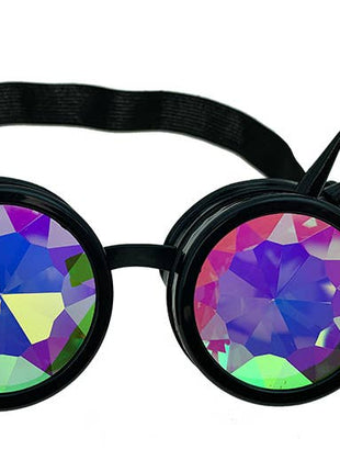 Black Spiked Kaleidoscope Goggles