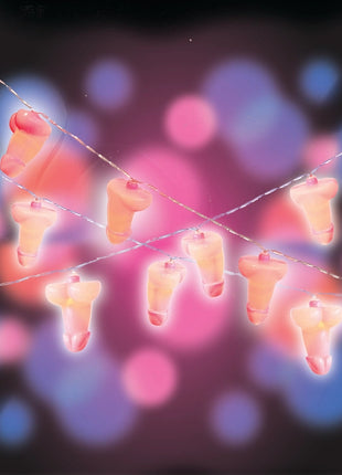 Glitterati Penis Shaped String Lights