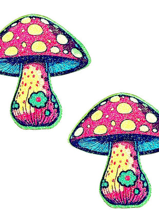 Amanita Dreamin Glitter Shroom Pasties