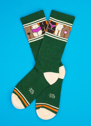 Tush And Bush Gym Crew Socks