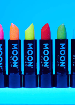 Neon UV Glow Blacklight Glitter Lipstick