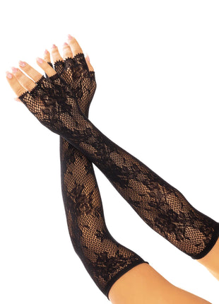Lace Opera Fingerless Gloves