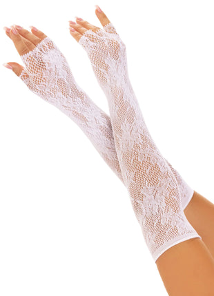 Lace Opera Fingerless Gloves