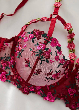Ladies Floral Embroidery Set