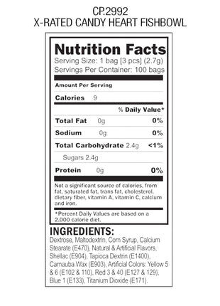 X-Rated Valentine's Candy Message