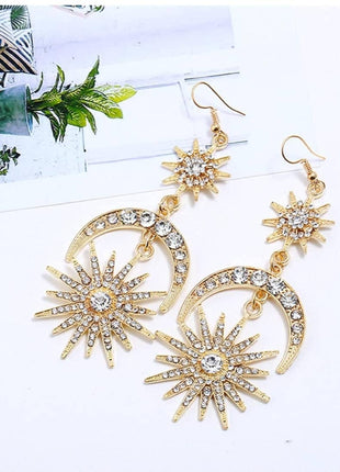 Halo Crown Mary Goddess Headband & Earrings
