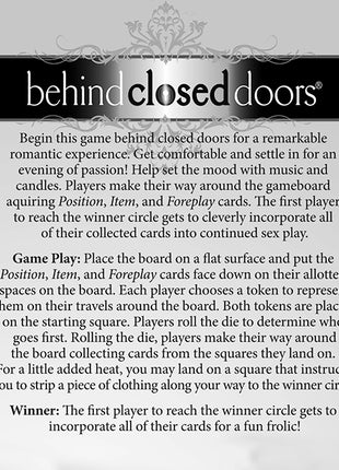 Behind Closed Doors Board Game