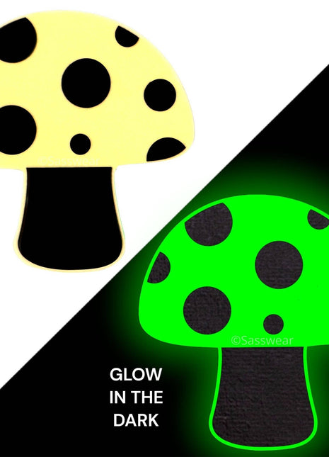 Glow in the Dark Green Mushroom Pasties