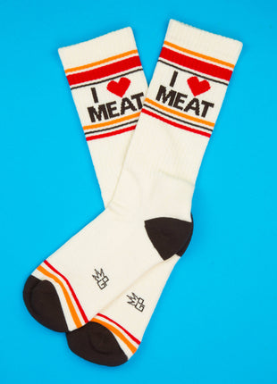 I ❤️ Meat Gym Crew Socks