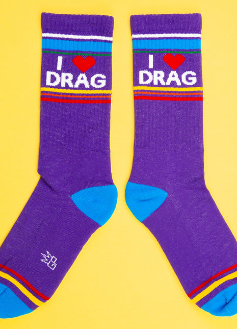 I ❤️ Drag Gym Crew Socks