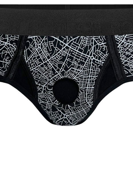 RodeoH Classic Black & Red  Brief + Harness