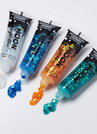 Iridescent Chunky Face & Body Glitter Gel