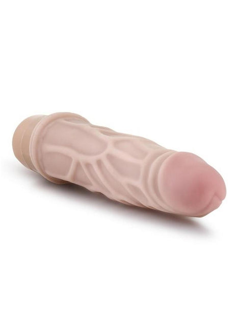 Dr. Skin Silver Collection Cock Vibe 3 Vibrating Dildo 7.25in - Vanilla