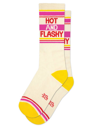 Hot and Flashy Gym Crew Socks