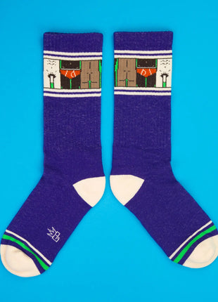 Buns and Bones Gym Crew Socks