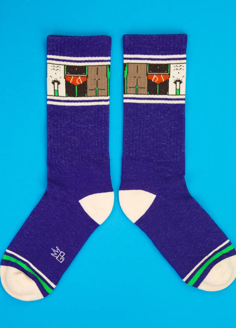 Buns and Bones Gym Crew Socks