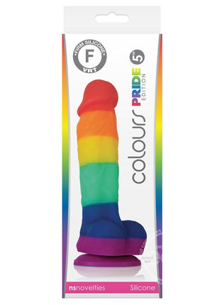 Colours Pride Edition Silicone Dildo- Rainbow