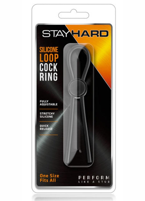 Stay Hard Silicone Loop Cock Ring Adjustable Cock Tie