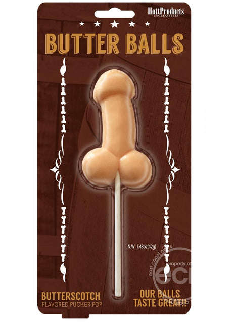 Butter Balls Lollipop Butterscotch