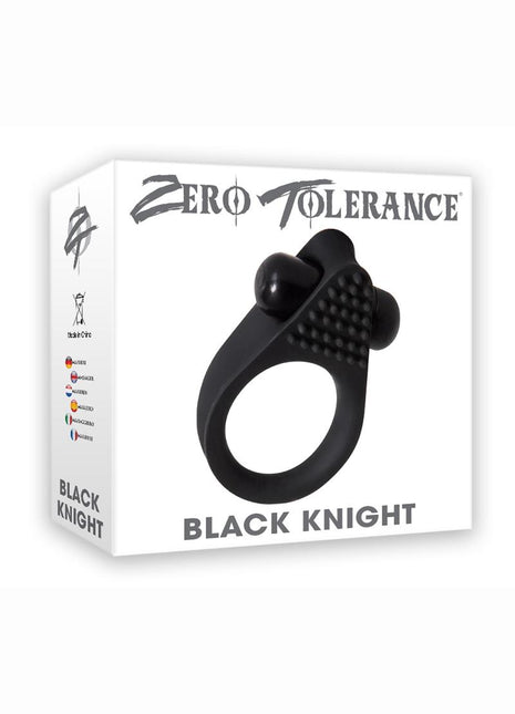Zero Tolerance Black Knight Vibrating Textured Cockring