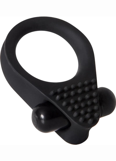 Zero Tolerance Black Knight Vibrating Textured Cockring