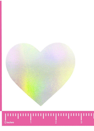 Care Bare Stare Holographic I Heart U Pasties