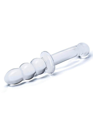 Glas Ribbed G Spot Glass Dildo
