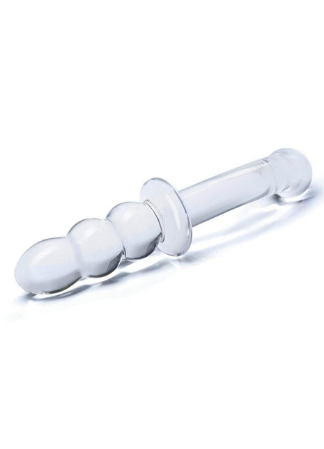Glas Ribbed G Spot Glass Dildo