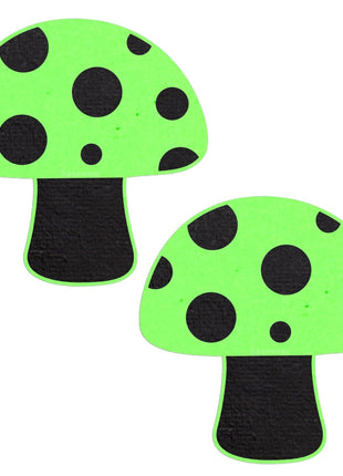 Glow in the Dark Green Mushroom Pasties