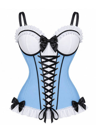 Enchanted Tea Party Blue Corset