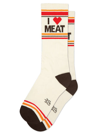 I ❤️ Meat Gym Crew Socks
