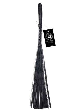 Velvet Noir Chain Flogger