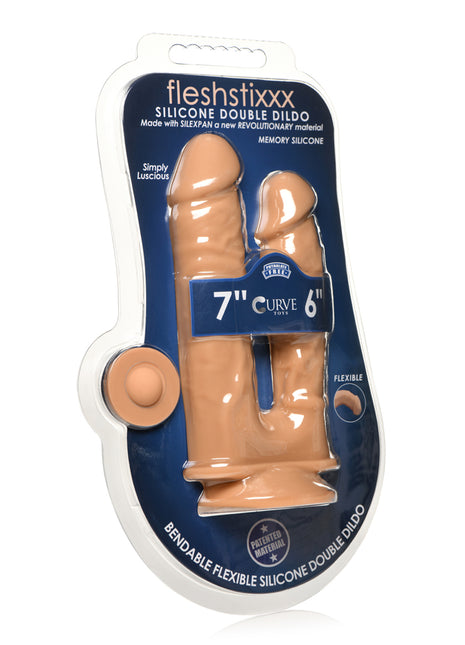 Fleshstixxx 6" & 7" Double Dildo