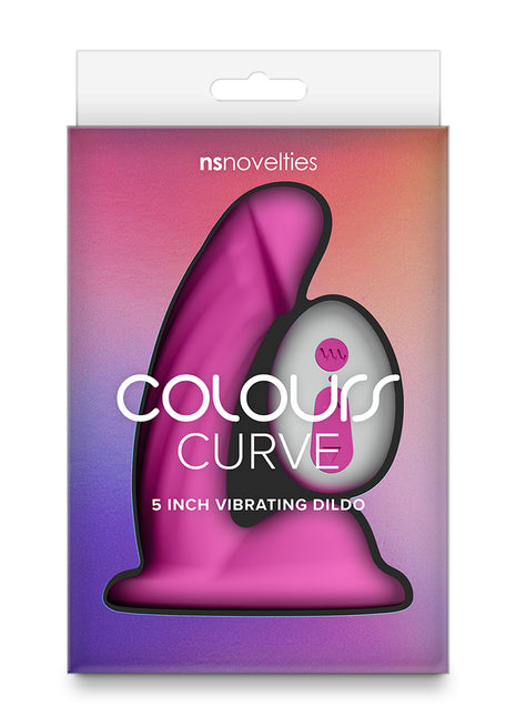 Colours Curve 5" Dildo with Remote Control