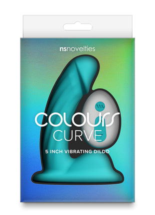 Colours Curve 5" Dildo with Remote Control