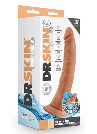 Dr. Skin Glide Self Lubricating Dildo 7.5in