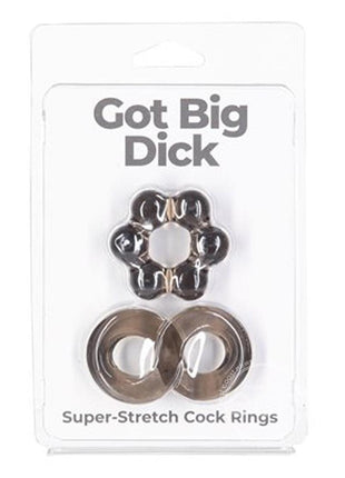 Got Big Dick?  Super Stretch Cock Rings