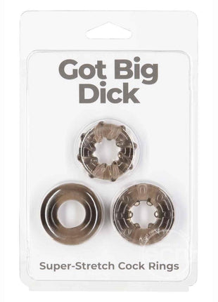 Got Big Dick?  Super Stretch Cock Rings