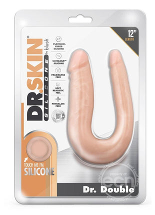 Dr. Skin Platinum Collection Silicone Dr. Double Dildo Double Dong 12in - Vanilla