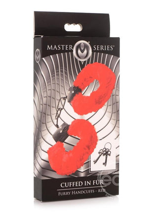 Master Series Cuffed in Fur Furry Handcuffs