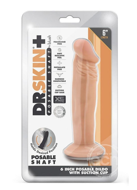 Dr. Skin Plus Gold Collection Posable Dildo 6in