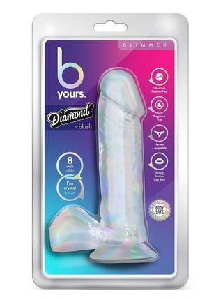 B Yours Diamond Glimmer Dildo 8in