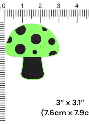 Glow in the Dark Green Mushroom Pasties