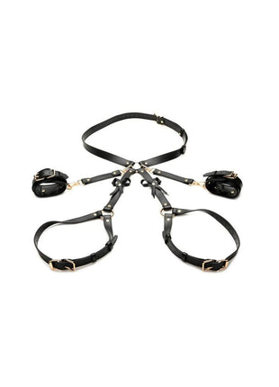 Strict Pink Bondage Bow Harness