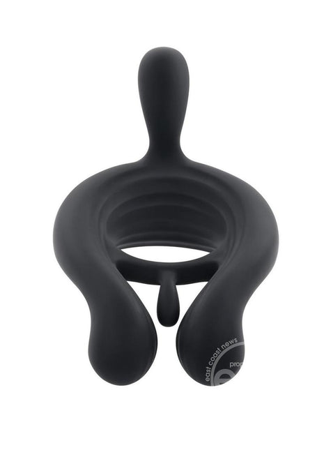 Playboy Triple Play Rechargeable Silicone Cock Ring with Remote Control
