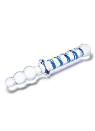 Glas Twisted Dual-Ended Dildo 10in