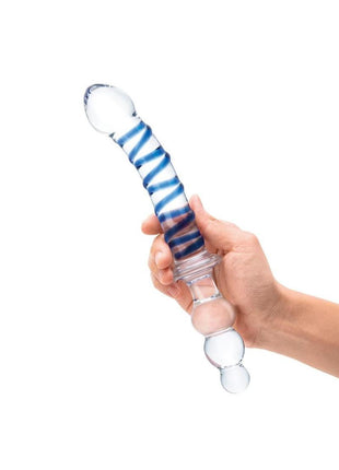 Glas Twisted Dual-Ended Dildo 10in